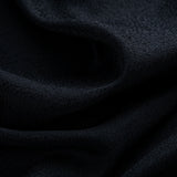 RT Designers Collection 100% Polyester 140 GSM Lava Jacquard Grommet Curtain Panel 54" x 84" Black