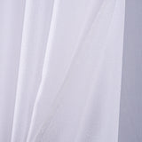 RT Designers Collection 100% Polyester 140 GSM Lava Jacquard Grommet Curtain Panel 54" x 84" White