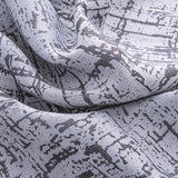 RT Designers Collection 100% Polyester 140 GSM Luca Jacquard Grommet Curtain Panel 54" x 84" Charcoal