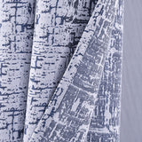 RT Designers Collection 100% Polyester 140 GSM Luca Jacquard Grommet Curtain Panel 54" x 84" Navy