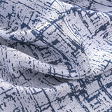 RT Designers Collection 100% Polyester 140 GSM Luca Jacquard Grommet Curtain Panel 54" x 84" Navy