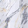 RT Designers Collection Marble Grommet Metallic Sheer Printed Doily Curtain Panel Grey