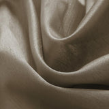 RT Designers Collection Nancy Faux Luxurious Silk Grommet Curtain Panel Taupe