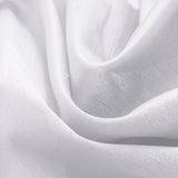 RT Designers Collection 100% Polyester 82 GSM Faux Silk Nikki Rod Pocket Curtain Panel White
