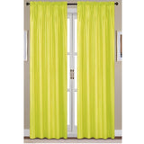 Ramallah Trading Nikki Faux Silk Rod Pocket Curtain Panel 54 x 90