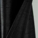 RT Designer Collection Nancy Grommet Luxurious Modern Design Curtain Panel 54" x 95" Black