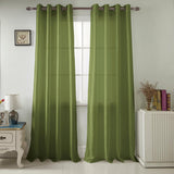 RT Designer Collection Nancy Grommet Luxurious Modern Design Curtain Panel 54" x 95" Sage