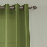 RT Designer Collection Nancy Grommet Luxurious Modern Design Curtain Panel 54" x 95" Sage