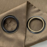 RT Designer Collection Nancy Grommet Luxurious Modern Design Curtain Panel 54" x 95" Taupe