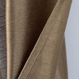 RT Designer Collection Nancy Grommet Luxurious Modern Design Curtain Panel 54" x 95" Taupe