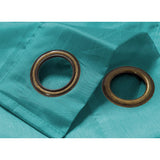 RT Designer Collection Nancy Grommet Luxurious Modern Design Curtain Panel 54" x 95" Teal