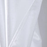 RT Designer Collection Nancy Grommet Luxurious Modern Design Curtain Panel 54" x 95" White