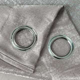 Oliva Gray Nora Embossed Blackout Grommet Panel - 52x90" Charcoal