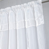 Priscilla Embroidered Panel With Double Valance - RT Designers Collection