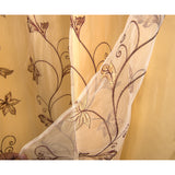 Pia Embroidered Panel With Double Valance - RT Designers Collection