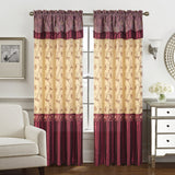 Pia Embroidered Panel With Double Valance - RT Designers Collection