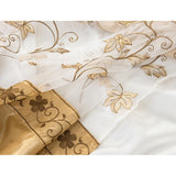 Pia Embroidered Panel With Double Valance - RT Designers Collection