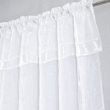 Pia Embroidered Panel With Double Valance - RT Designers Collection