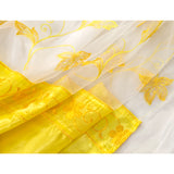 Pia Embroidered Panel With Double Valance - RT Designers Collection