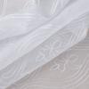 RT Designers Collection Pearl Emb Metallic Doily Rod Pocket Room Darkening Window Curtains for Bedroom 54" x 95" White