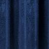 RT Designers Collection Roxy Two Tone Jacquard Curtain Panel Pair 36" x 84" Navy
