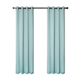 RT Designers Collection 100% Polyester 250 GSM Riley 100% Blackout Grommet Panel Blue