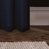 RT Designers Collection 100% Polyester 250 GSM Riley 100% Blackout Grommet Panel Navy Blue