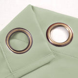 RT Designers Collection 100% Polyester 250 GSM Riley 100% Blackout Grommet Panel 54" x 45" Sage
