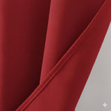 RT Designers Collection 100% Polyester 250 GSM Riley 100% Blackout Grommet Panel Red