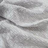 RT Designers Collection Roman Jacquard Premium & Stylish Grommet Panel 54" x 90" Silver