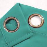 RT Designers Collection 100% Polyester 250 GSM Riley 100% Blackout Grommet Panel 54" x 105" Teal