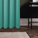 RT Designers Collection 100% Polyester 250 GSM Riley 100% Blackout Grommet Panel 54" x 105" Teal