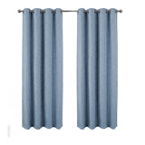 RT Designers Collection 100% polyester Reba Luxury Jacquard Blackout Grommet Curtain Panel 54" x 90" Wedgewood
