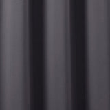 RT Designers Collection 100% Polyester Twilight Blackout Rod Pocket Curtain Panel Charcoal