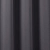 RT Designers Collection 100% Polyester Twilight Blackout Rod Pocket Curtain Panel Charcoal