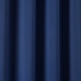RT Designers Collection 100% Polyester Twilight Blackout Rod Pocket Curtain Panel Navy