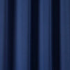 RT Designers Collection 100% Polyester Twilight Blackout Rod Pocket Curtain Panel Navy