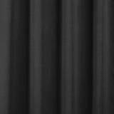 RT Designers Collection 100% Polyester Twilight Blackout Rod Pocket Curtain Panel 54" x 84" Black
