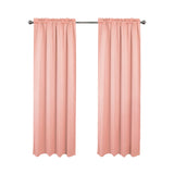 RT Designers Collection 100% Polyester Twilight Blackout Rod Pocket Curtain Panel 54" x 84" Blush