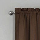 RT Designers Collection 100% Polyester Twilight Blackout Rod Pocket Curtain Panel Chocolate