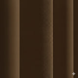 RT Designers Collection 100% Polyester Twilight Blackout Rod Pocket Curtain Panel Chocolate