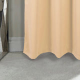 RT Designers Collection 100% Polyester Twilight Blackout Rod Pocket Curtain Panel 54" x 84" Ivory