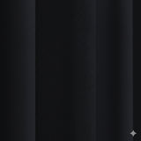 RT Designers Collection 100% Polyester Twilight Blackout Rod Pocket Curtain Panel Navy