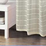 RT Designers Collection Wanda Box Voile Light Filtering One Grommet Curtain Panel 54" x 90" Beige