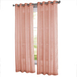 RT Designers Collection Wanda Box Voile Light Filtering One Grommet Curtain Panel 54" x 90"
