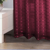 RT Designers Collection Wanda Box Voile Light Filtering One Grommet Curtain Panel 54" x 90"