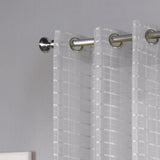 RT Designers Collection Wanda Box Voile Light Filtering One Grommet Curtain Panel 54" x 90"