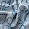 RT Designer Collection Woodbridge Jacquard Grommet Luxurious Modern Design Curtain Panel 54" x 84" Blue