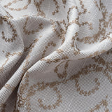 RT Designer Collection Woodbridge Jacquard Grommet Luxurious Modern Design Curtain Panel 54" x 84" Taupe