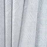 RT Designer Collection Wilton Jacquard Grommet Luxurious Modern Design Curtain Panel 54" x 84" Silver